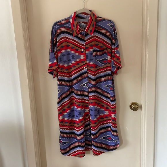 Double D Ranch Multicolor Patterned Dress - Picture 2 of 7
